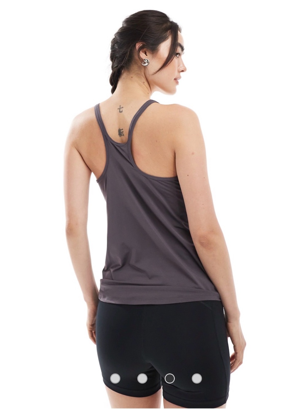 Nike Gray Racerback Athletic Tank Top - Picture 3 of 8